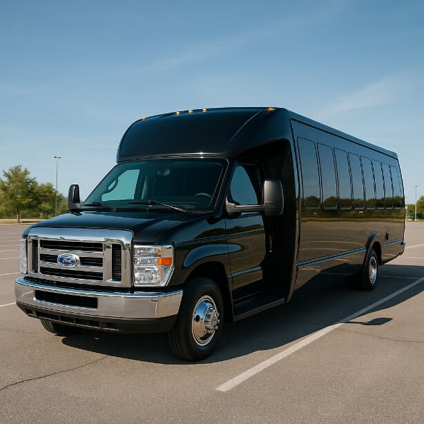 El Paso Shuttle Bus Rentals 18 Passenger Shuttle Bus