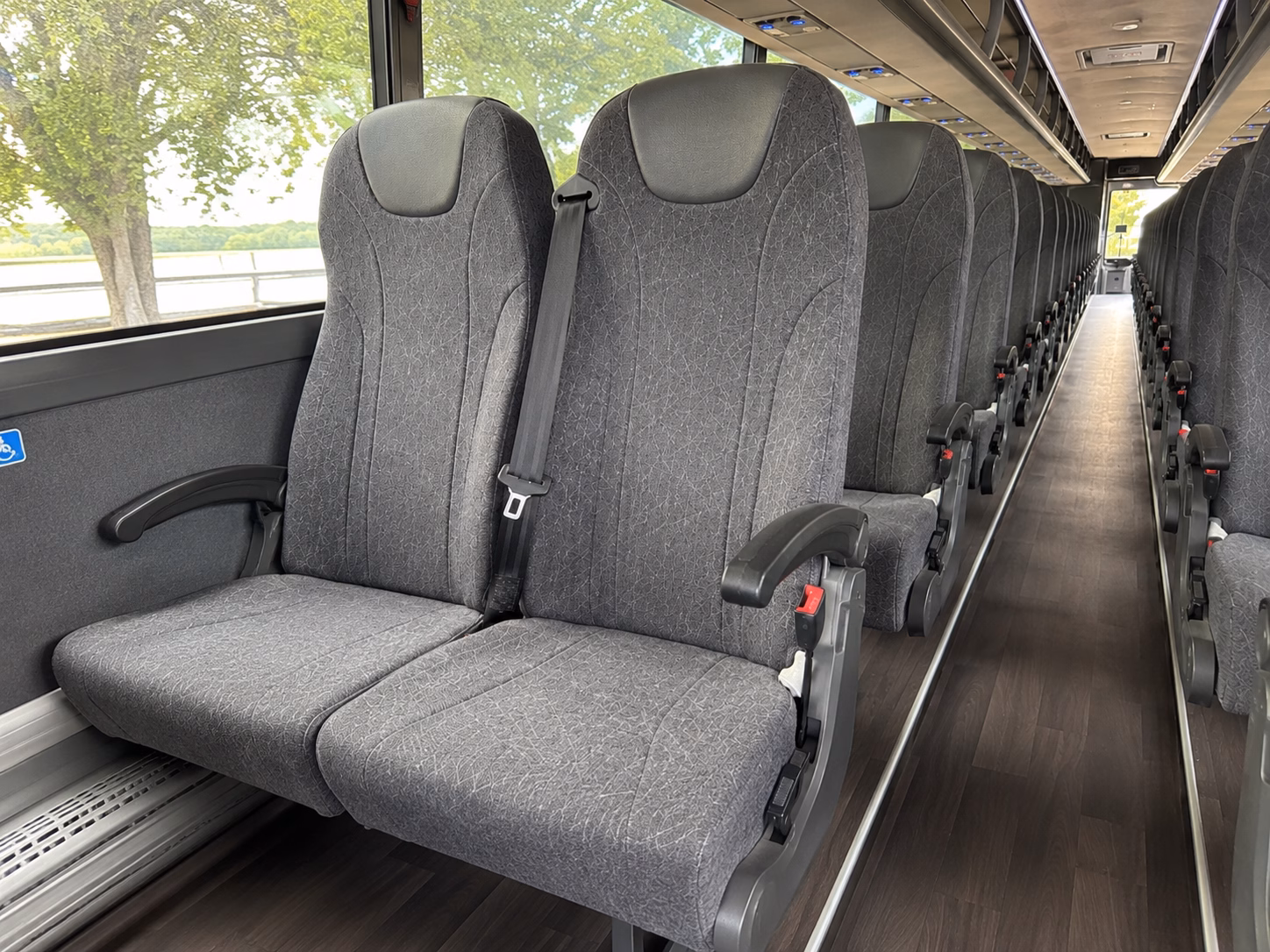el paso charter bus services interior